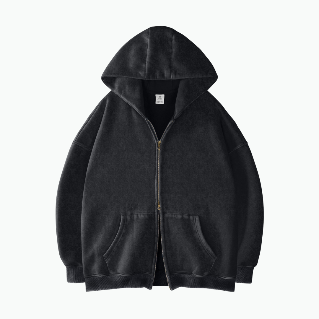COLESICE ZIP WASH HOODIE - COLESICE STORE