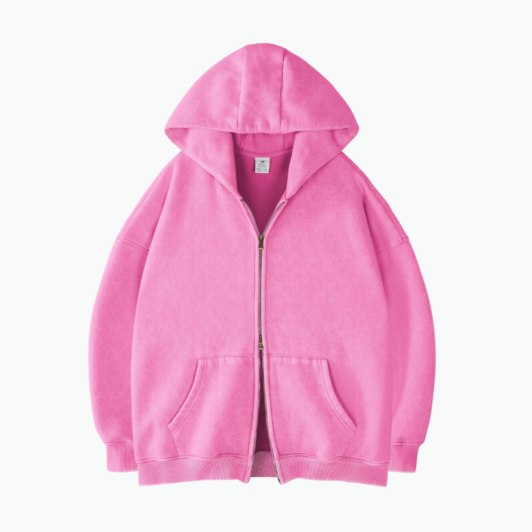 COLESICE ZIP WASH HOODIE - COLESICE STORE