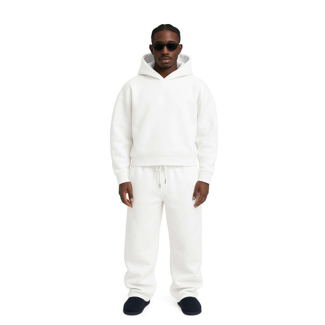 COLESICE SWEATPANTS WHITE - COLESICE STORE