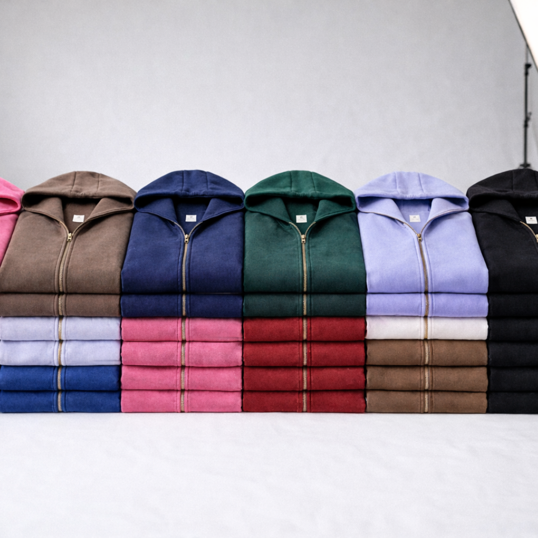 COLESICE ZIP WASH HOODIE - COLESICE STORE