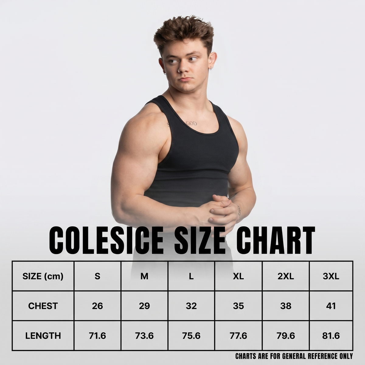 COLESICE SLIM FIT TANK TOP 3-PACK